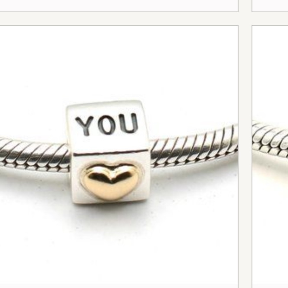 Pandora I love you charm